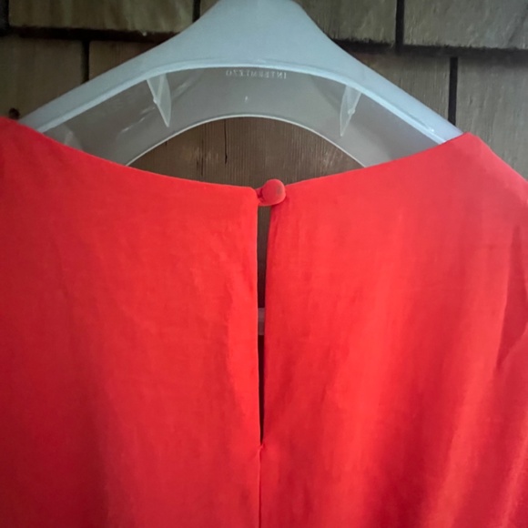 Chelsea28 Orange Fire Surplice Romper Size XXL Fully Lined - Picture 15 of 16